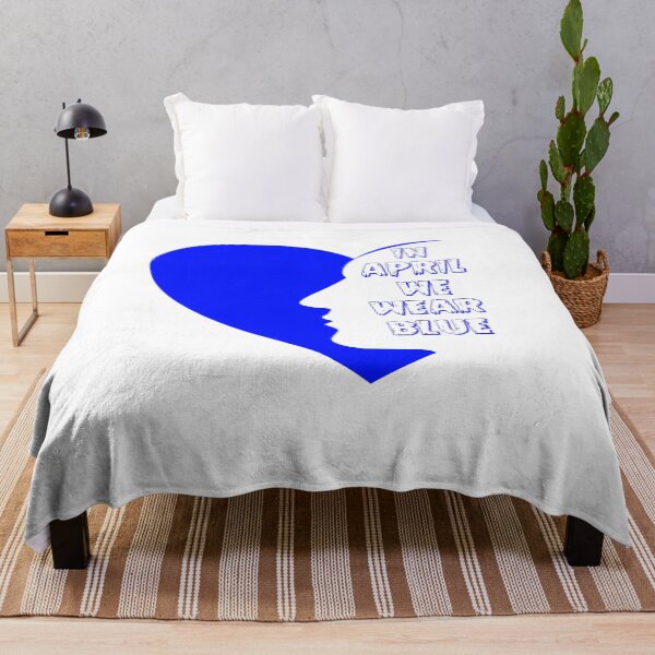 Item preview, In April We Wear Blue Autism Awareness designed and sold by Trendy Shirt.