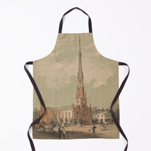 Item preview, Christ Church, Germantown, Phila - 1857 Illustration designed and sold by retrochoose.