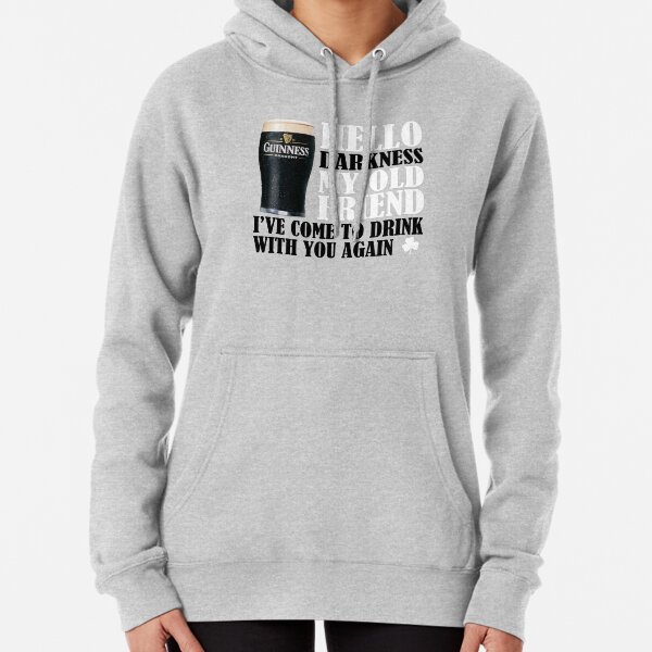 hello darkness my old friend moletom com capuz