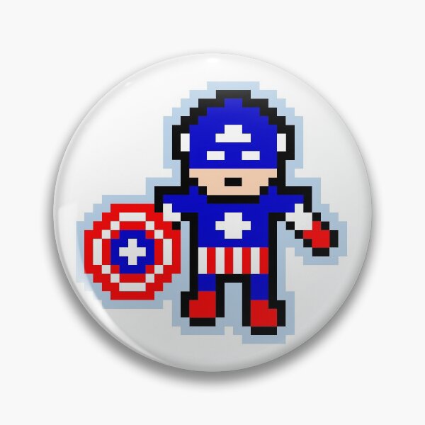Item preview, 8-Bit National Captain designed and sold by 12GCreations.