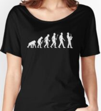 Funny Saxophone Evolution Of Man Women's Relaxed Fit T-Shirt