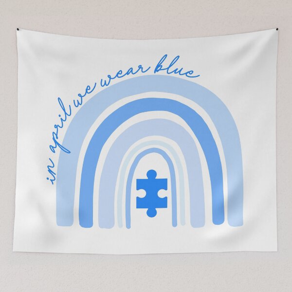 Item preview, In April We Wear Blue designed and sold by Everythingafter.