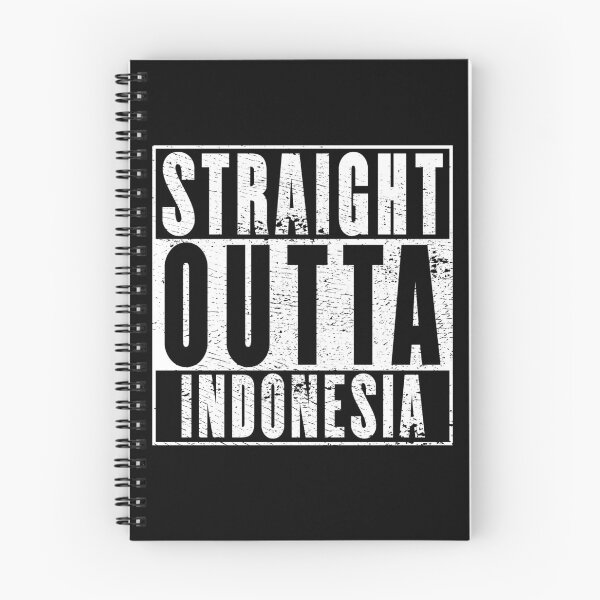 Item preview, Straight Outta Indonesia designed and sold by RandomStuffShop.