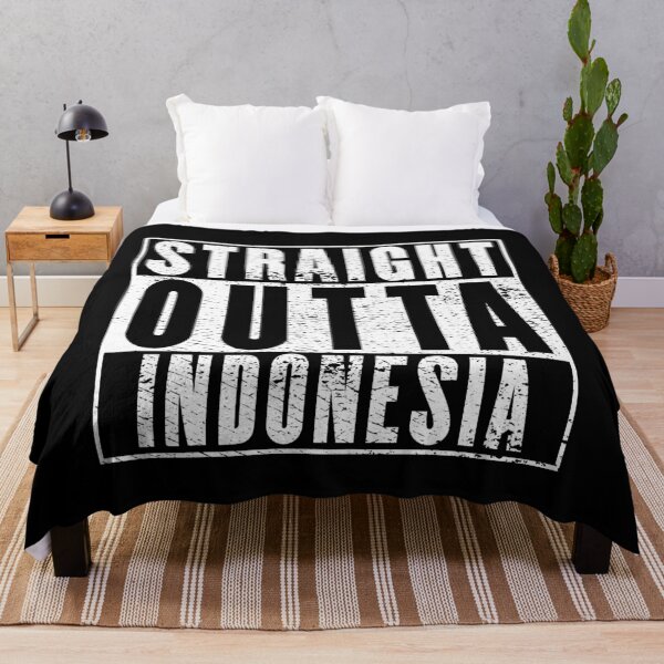 Item preview, Straight Outta Indonesia designed and sold by RandomStuffShop.