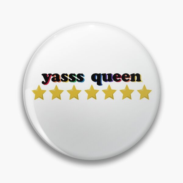 Item preview, Yasss Queen - Gay Rainbow designed and sold by The White Bat.