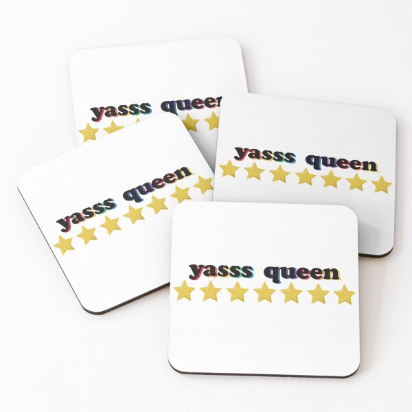 Item preview, Yasss Queen - Gay Rainbow designed and sold by The White Bat.