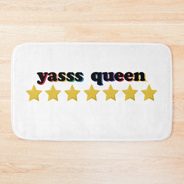 Item preview, Yasss Queen - Gay Rainbow designed and sold by The White Bat.