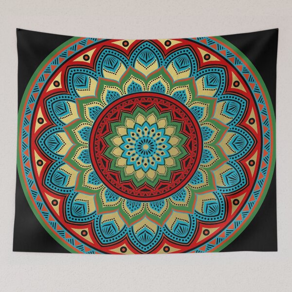 Item preview, Geometric Gold Mandala Pattern designed and sold by BilgePaksoylu.