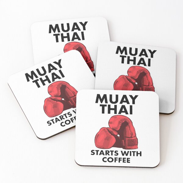 Item preview, Muay Thai Starts With Coffee designed and sold by HalpinDesign.