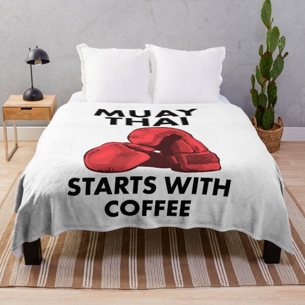 Item preview, Muay Thai Starts With Coffee designed and sold by HalpinDesign.