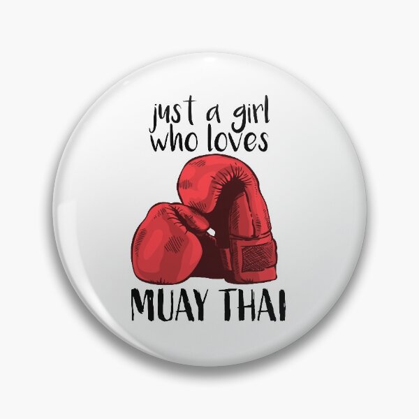 Item preview, Just a Girl Who Loves Muay Thai designed and sold by HalpinDesign.