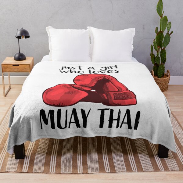 Item preview, Just a Girl Who Loves Muay Thai designed and sold by HalpinDesign.
