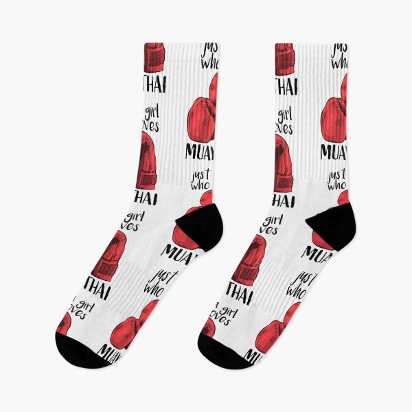 Item preview, Just a Girl Who Loves Muay Thai designed and sold by HalpinDesign.