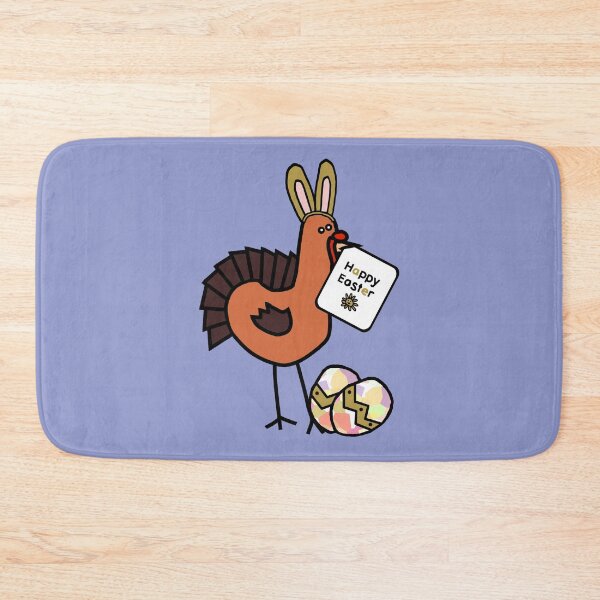 Item preview, Happy Easter Bunny Ears on Turkey designed and sold by ellenhenry.