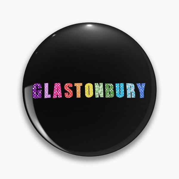 Item preview, Iconic Glastonbury Patchwork Sign designed and sold by Leanne-Michelle.