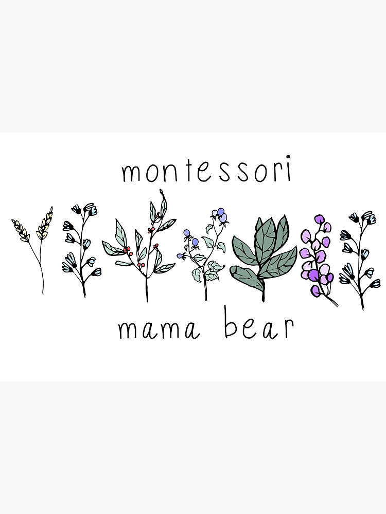 Montessori Mama Bear | Sticker