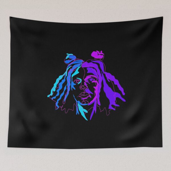 Item preview, Black Woman Art, Natural Hair, Black Woman with Afro Hair Line Drawing designed and sold by Gallerisa.