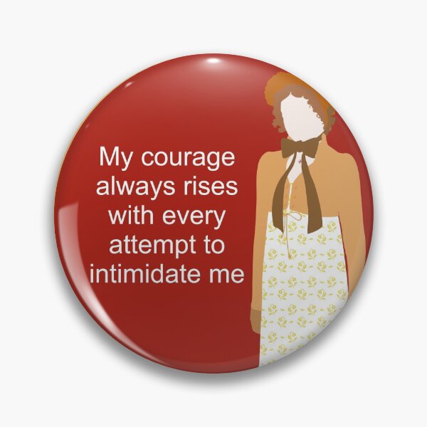 Item preview, My courage always rises with every attempt to intimidate me designed and sold by FilmFreakDesign.