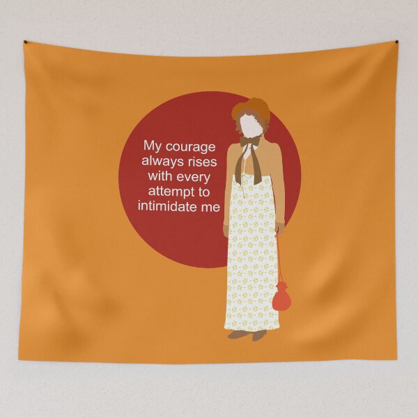 Item preview, My courage always rises with every attempt to intimidate me designed and sold by FilmFreakDesign.