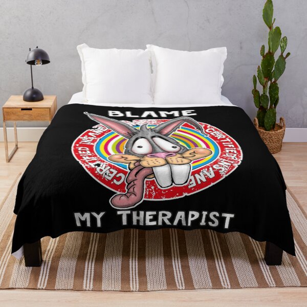 Item preview, Funny Blame My Therapist designed and sold by Status71.