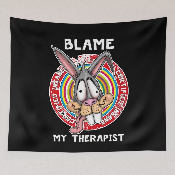 Item preview, Funny Blame My Therapist designed and sold by Status71.