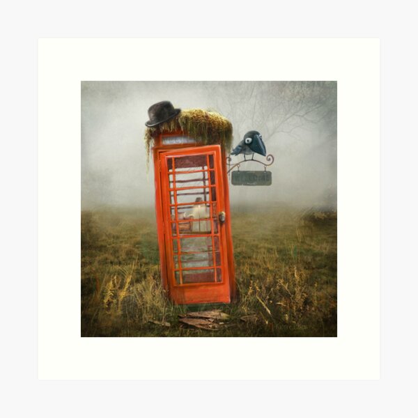 Item preview, Phonebox Cottage designed and sold by Matylda Konecka Illustrations.