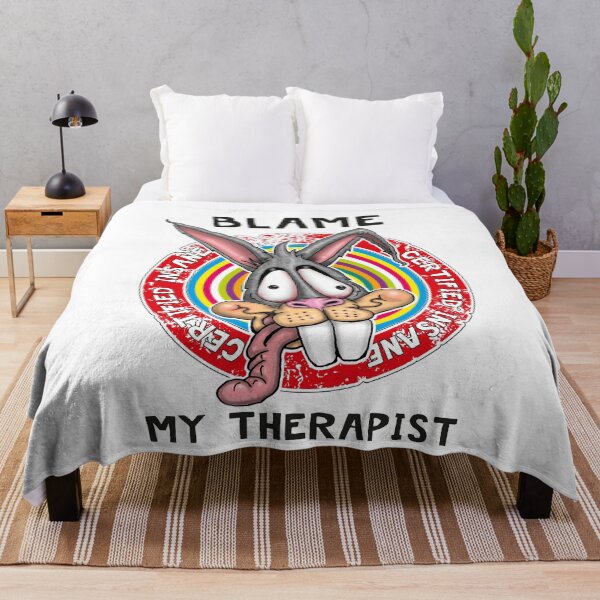 Item preview, Funny Blame My Therapist designed and sold by Status71.