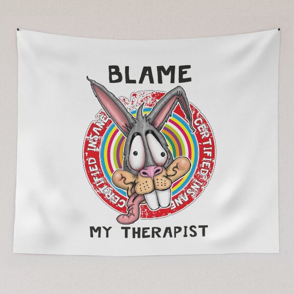 Item preview, Funny Blame My Therapist designed and sold by Status71.