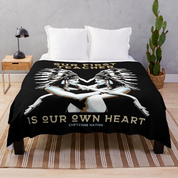 Item preview, Our First Teacher is Our Own Heart, Native American, Cheyenne Nation designed and sold by Proverbial Wisdom Design.