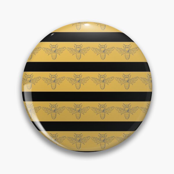 Item preview, Honey Bees all in a line pattern designed and sold by Art by Marilynn Methven.