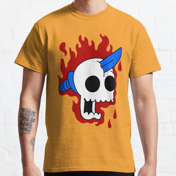 Otto's Flaming Skull Tattoo Classic T-Shirt