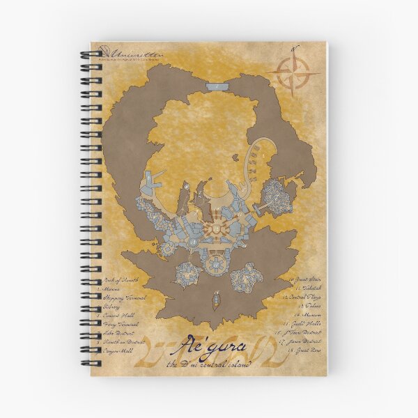 Item preview, Ae'gura Map designed and sold by UnwrittenRPG.