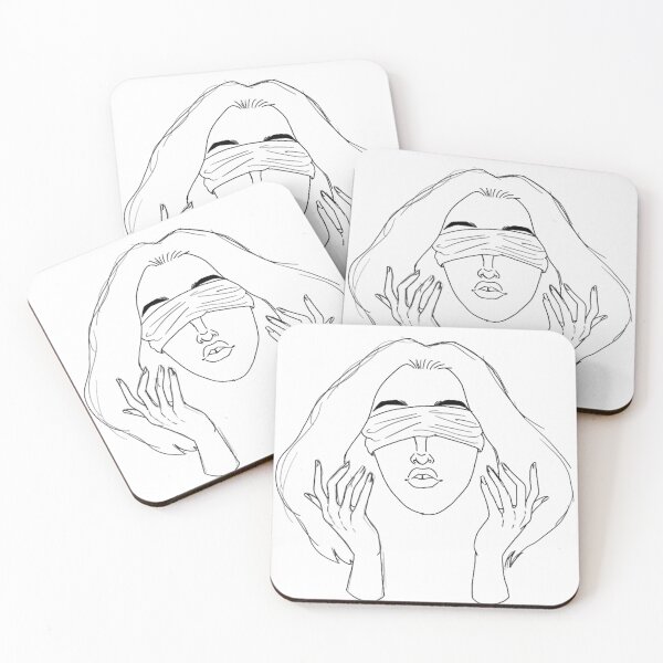 Item preview, Blindfolded Woman designed and sold by mushy-ribs.
