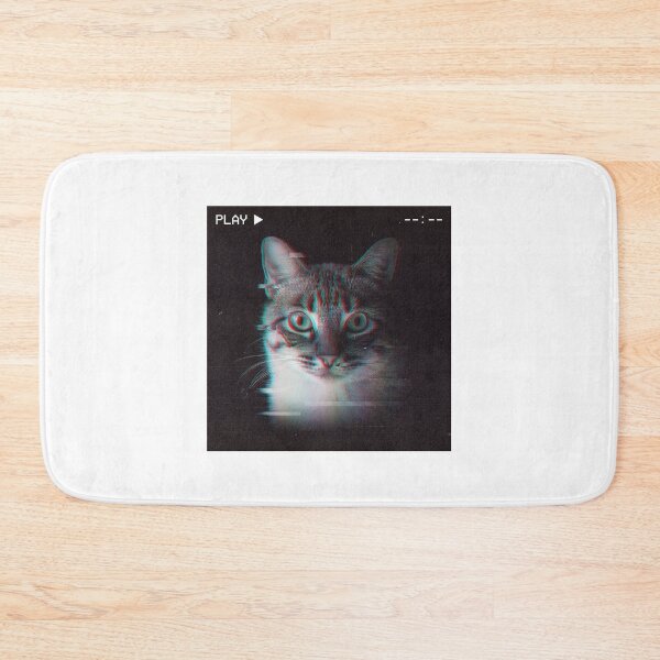 Item preview, Glitch VHS Cat designed and sold by AlanDellSaint.