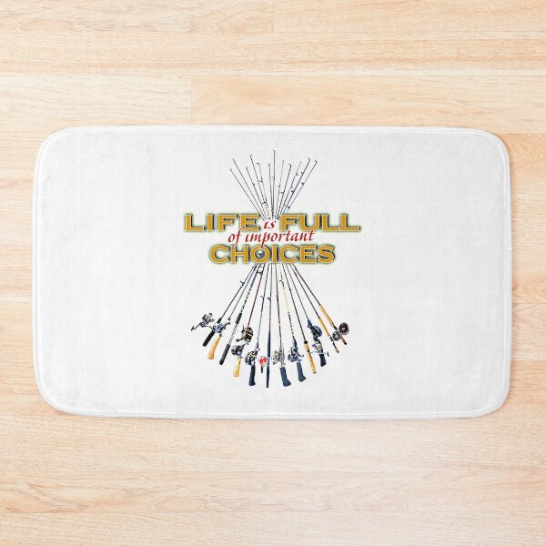 Item preview, Life is Full of Important Choices - Fishing Poles designed and sold by Stencilize.