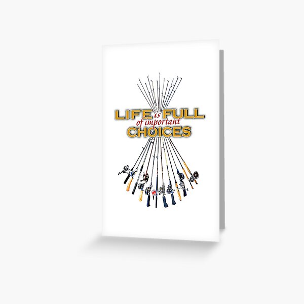 Fishing Rod Greeting Cards for Sale