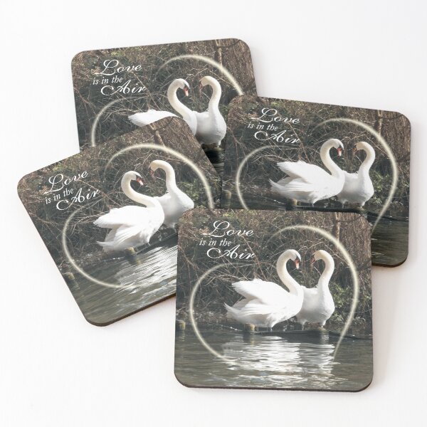 Item preview, Two Swans - Heart - Love is in the Air designed and sold by BijouArt.