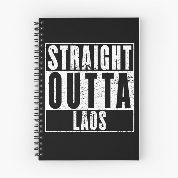 Item preview, Straight Outta Laos designed and sold by RandomStuffShop.