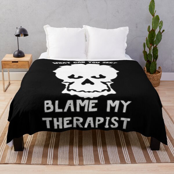 Item preview, Funny Blame My Therapist designed and sold by Status71.