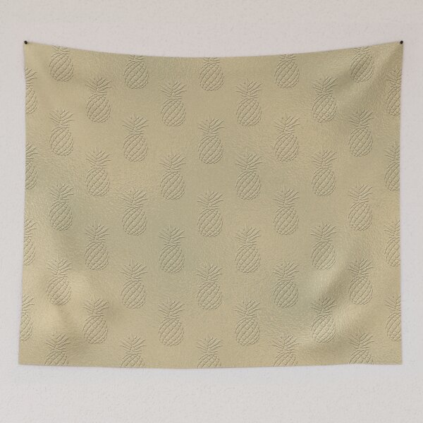 Item preview, Gold 3D Pineapple Pattern designed and sold by Diana377.