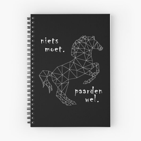 Item preview, Niets moet. Paarden wel. Wit designed and sold by heikenhof.