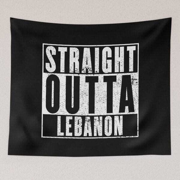 Item preview, Straight Outta Lebanon designed and sold by RandomStuffShop.