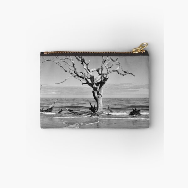 Item preview, Driftwood Reflection Jekyll Island Georgia Blanco y negro designed and sold by LisaWootenPhoto.