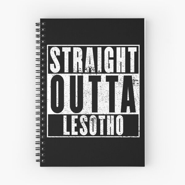 Item preview, Straight Outta Lesotho designed and sold by RandomStuffShop.