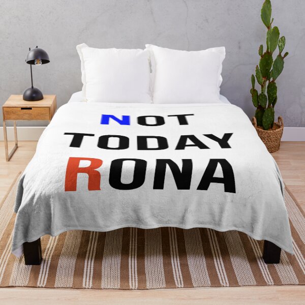 Item preview, Not today rona, Funny protective Mask, social distancing, face mask Mask designed and sold by Live  Today.