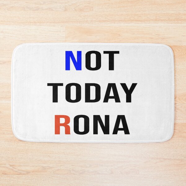 Item preview, Not today rona, Funny protective Mask, social distancing, face mask Mask designed and sold by Live  Today.