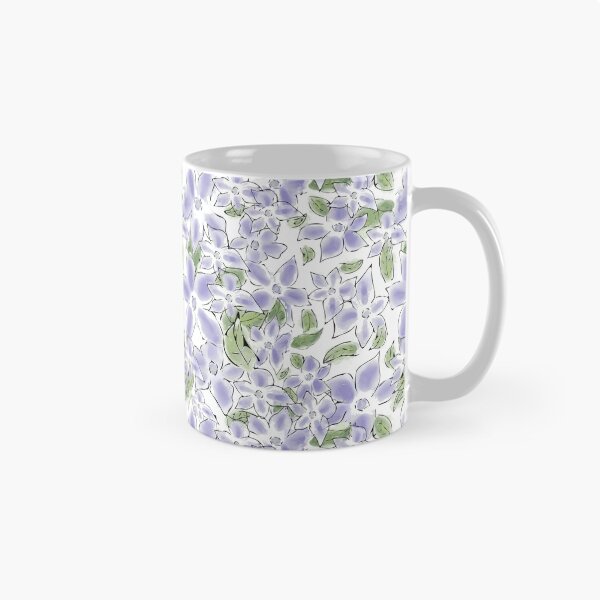 Item preview, Cute Blue Periwinkle Flowers designed and sold by Clare Walker.