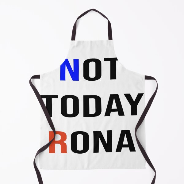 Item preview, Not today rona, Funny protective Mask, social distancing, face mask Mask designed and sold by Live Today.