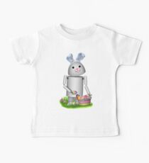 Cute Easter Robot - Robo-x9 Baby Tee