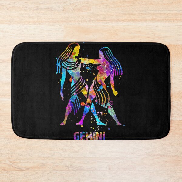 Item preview, The Zodiac Collection- Embracing Individuality, differences and letting your Gemini flag fly! Cool Watercolor Aesthetic against a bold black background- really stand out!  designed and sold by BOLDconcepts.